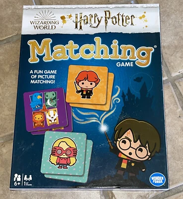 Harry Potter Matching Game Wizarding World Memory Tile Match Family Fun! Nice! - Image 1 of 3