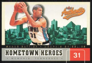 Shane Battier 2002-03 Fleer Authentix Hometown Heroes #10 HH Memphis Grizzlies - Picture 1 of 2