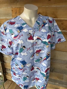 scrub top angels 2xl - Picture 1 of 4