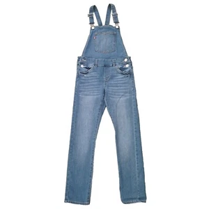 NWOT LEVI'S Levi Strauss Grade School Girls Jeans Overalls Sz 7 Soft, Stretchy - Picture 1 of 10