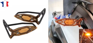 Protection clignotant orange Long plexi BMW R 1250 1200 GS R1200GS R1250GS GSA - Photo 1/3