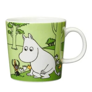 Moomin Mug Moomintroll green Arabia *NEW - Picture 1 of 2