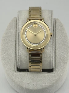 Movado Bold Evolution 2.0 Museum Gold-Toned Watch 3601218 Brand New In Box - Picture 1 of 7