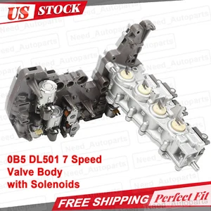 For Audi 0B5325025AC 7-Speed Transmission Valve Body With Solenoids DL501 0B5 - Picture 1 of 14