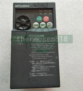 ONE Mitsubishi Inverter FR-E720-0.2K 0.2KW 220V USED - Picture 1 of 1