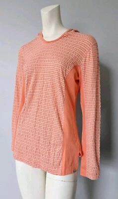 Pullover informal de viaje activo Eddie Bauer con capucha para mujer talla S melocotón #26 Foto 1 de 4