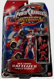 Power Rangers Operation Overdrive Battlized Red Turbo Ranger nuovo sigillato in fabbrica - Foto 1 di 1