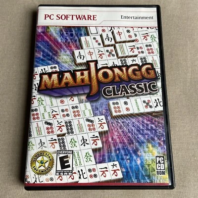 Mahjongg Classic (PC CD ROM 2002 4 Layouts) Classic Matching Tile Strategy Game+ - Image 1 of 4