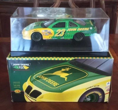 Chad Little 1996 ERTL #23 John Deere NASCAR Precision Scale Stock Car - 1/18 - Image 1 of 4