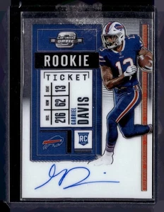 2020 CONTENDERS OPTIC ROOKIE TICKET AUTO GABRIEL DAVIS BILLS - Picture 1 of 1