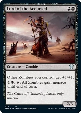 Lord of the Accursed 124 NM Normal Commander: Innistrad: Midnight Hunt MTG EN - Image 1 of 1