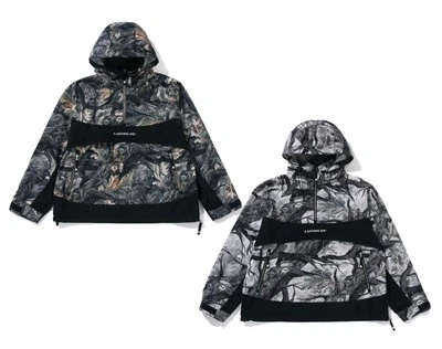 A BATHING APE Men's TREE EDGE CAMO ANORAK JACKET 1L80140004 bz - Image 1 of 4