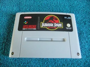 JURASSIC PARK SUPER NINTENDO / SNES GAME - Picture 1 of 3