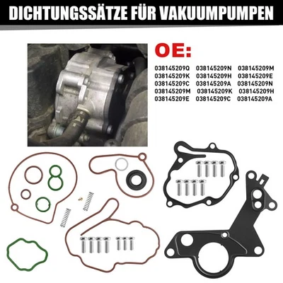 Vakuumpumpe Unterdruckpumpe Dichtungssatz 1.9 TDI & 2.0 TDI für Audi Skoda VW TE - Bild 1 von 4