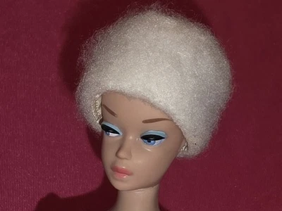 Precioso SOMBRERO BLANCO BORROSO VINTAGE BARBIE Clone Foto 1 de 4
