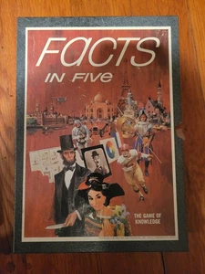 3M: Facts in Five - 1967 Gioco della Conoscenza con Box Sleeve (per lo più completo) (UIOB) - Foto 1 di 24