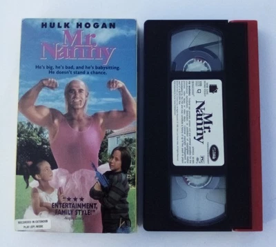 Mr. Nanny (GentlyUsed VHS 1994)Staring WWE Hall of Fame Hulk Hogan ACTION COMEDY - Image 1 of 4