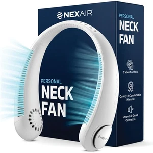 Portable Neck Fan - 3 Speed Rechargeable Bladeless Neck Fan, Adjustable Perso... - Picture 1 of 8