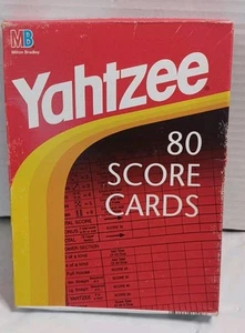 Yahtzee 80 Score Cards Sheets Pad NOS- Milton Bradley 1996 - Picture 1 of 7