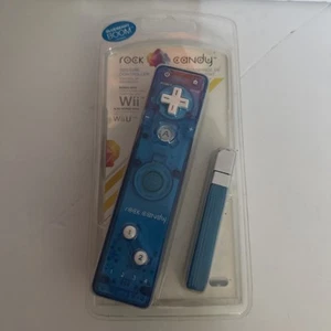 PDP Rock Candy Blueberry Boom Blue Controller Nintendo Wii & U Remote ~ New - Picture 1 of 2