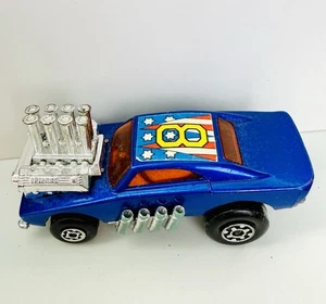 MATCHBOX SUPERFAST 1972 #48 PIEYED PIPER BLUE WITH AMBER WINDOWS - Picture 1 of 7