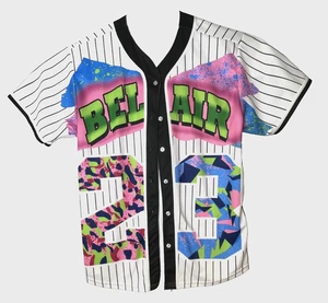 Camiseta deportiva informal Bel Air 23 unisex con botones XXL - Imagen 1 de 6