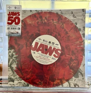 Mondo JAWS 50th Anniv. Selections & Studio Rarities “Chum Red” Vinyl RARE NEW - Picture 1 of 3