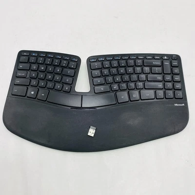 Microsoft Sculpt Wireless Ergonomic Desktop Keyboard 1559 w/ Original Dongle - Image 1 of 4