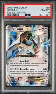 Lugia EX 68/98 XY ANCIENT ORIGINS LUGIA EX PSA 10 Gem Mint NEW CERT LOW POP - Picture 1 of 2