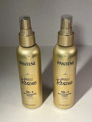 LOTE de 2 - Pantene Pro-V Miracle Rescue 10 en 1 spray multitarea 5,7 OZ NUEVO Foto 1 de 4
