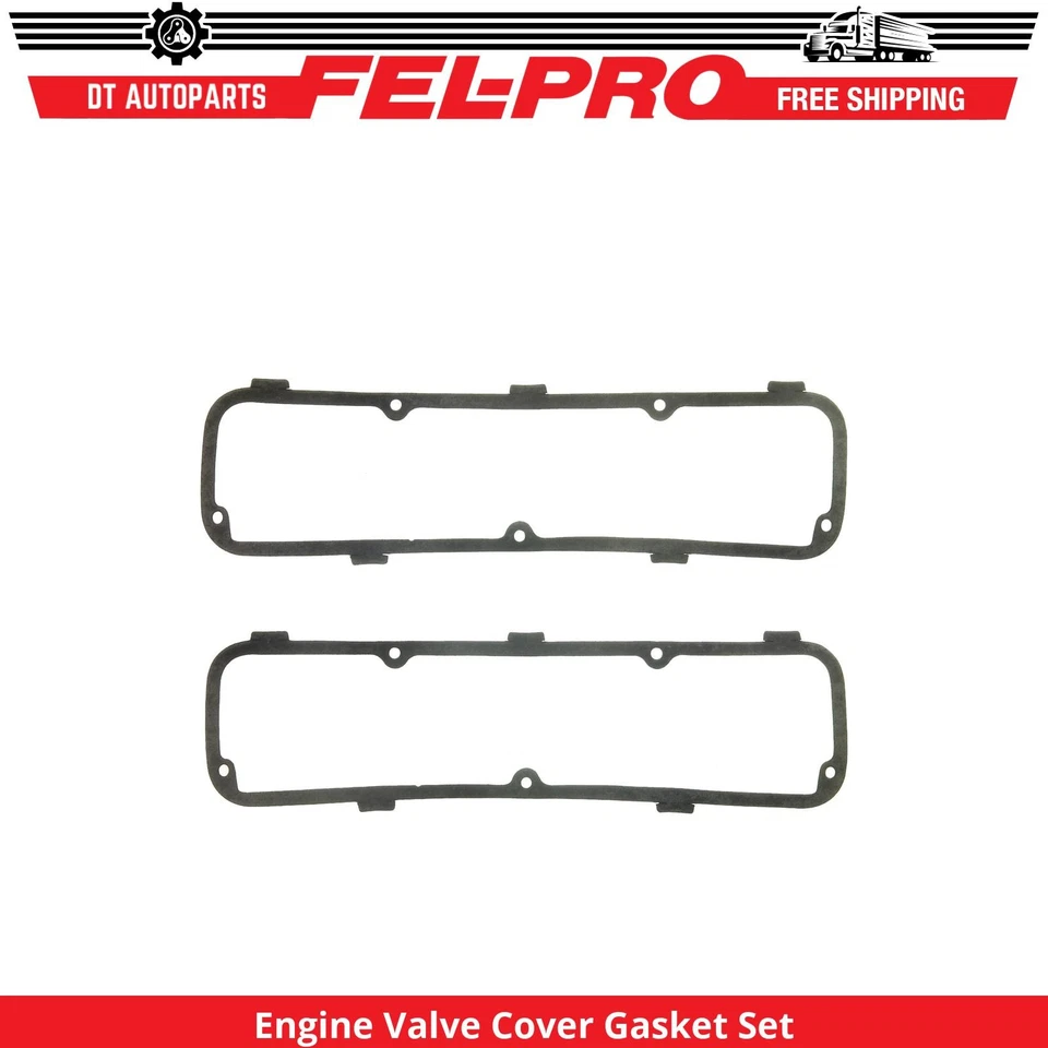For 1975-1976 Ford F-150 Engine Valve Cover Gasket Set Fel-Pro - Image 1 of 1