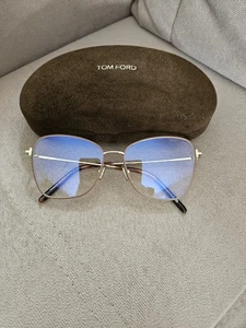 Tom Ford Glasses Women Gold Orginal With Case - Picture 1 of 2