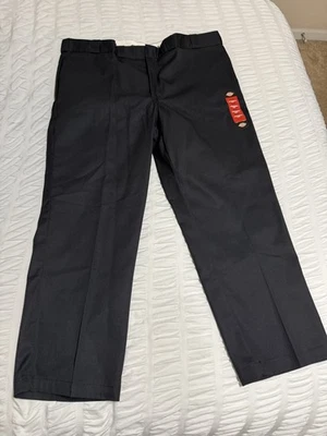 PANTALONES DE TRABAJO DICKIES HOMBRE 46x30 874 NEGRO ORIGINAL CLÁSICO 874BK NUEVOS NUEVOS CON ETIQUETAS Foto 1 de 4
