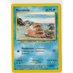 Pokemon Marcacrin Swinub Neo Genesis 79/111 FRENCH TCG 2001 - Picture 1 of 2