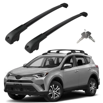 Roof Rack Cross Bars for Toyota RAV4 2013-2018, 300 LBS Anti-Theft Lock Crossbar - Image 1 of 4