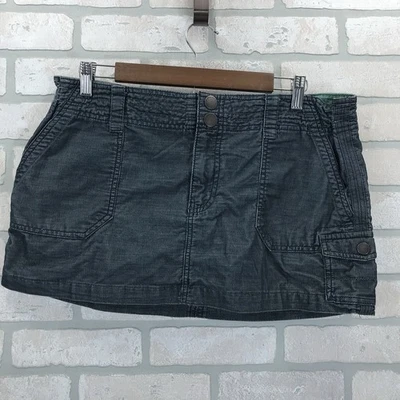 Mini falda cargo vaquera vintage Y2K Mossimo para mujer 15 azul grisáceo Foto 1 de 4