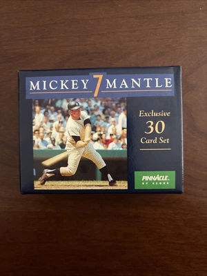 Juego de 30 cartas exclusivo de Mickey Mantle de Pinnacle 1992 Foto 1 de 2