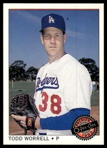 1993 O-Pee-Chee Premier Todd Worrell Los Angeles Dodgers #62 - Picture 1 of 2