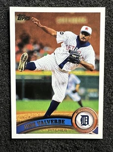 JOSE VALVERDE #594 2011 Topps Baseball QTY Detroit Tigers - Picture 1 of 3