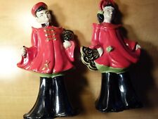 Lot of 2 Chinese Figurines, 8 inches High, Very Nice