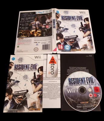 RESIDENT EVIL THE DARKSIDE CHRONICLES NINTENDO Wii PAL-España Español Complete - Imagen 1 de 2