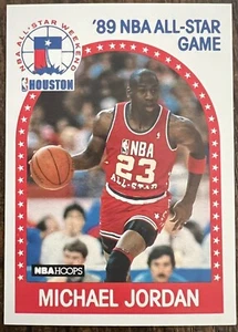 Aros de la NBA 1989-90 - Juego de Estrellas #21 Michael Jordan Chicago Bulls NBA HOF - Imagen 1 de 2