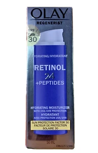 Olay Regenerist Retinol 24 + Peptide Moisturizer 1.7 oz New In Box