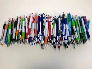 Lote de 175 bolígrafos de tinta con mal impresión, bola, plástico, retráctiles, MEJOR PRECIO 🙂 - Imagen 1 de 1