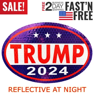Trump 2024 Save America 4x6 pegatina magnética ovalada auto calcomanía republicana camión SUV - Imagen 1 de 5