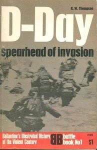 BALLANTINE D-DAY INVASION JUNE 6 1944 WW2 OMAHA AIRBORNE FUNNIES PARA *NM* - Picture 1 of 4