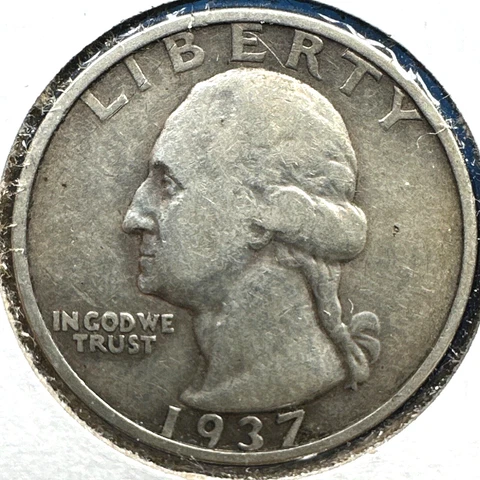 1937-S 25C Washington Quarter, SILVER (74959) Cover
