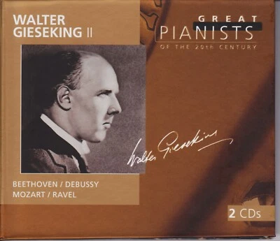 Great Pianists Of The 20th Century Vol. 33 - Walter Gieseking II (2 CDs) - Bild 1 von 4