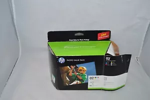 Genuine HP 02 Photo Value Pack - 6 Ink Cartridges, 150 4x6 Photo Paper - opened - Picture 1 of 4