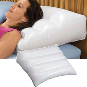 Inflatable Wedge Pillow for Sleeping for Acid Reflux Snoring Back Pain Heartburn - Imagen 1 de 16